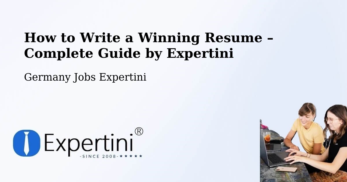 Resume Writing Guide for Job Seekers – Belm - Belm, Germany Jobs Expertini