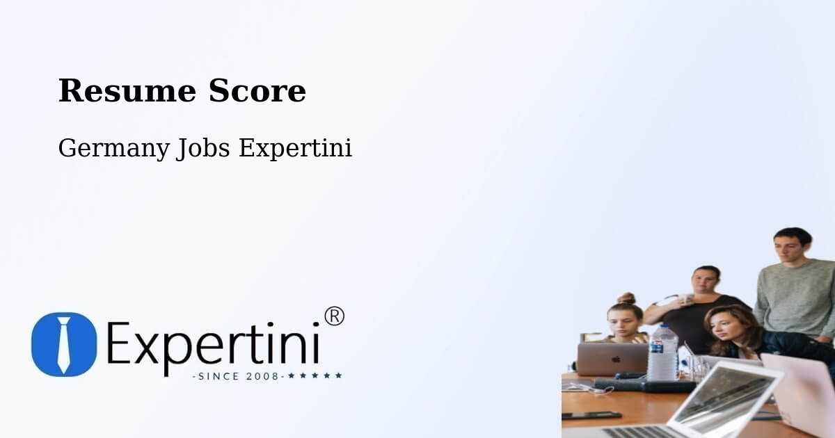 Resume Score & Job Description Match Tool – Belm - Germany Jobs Expertini